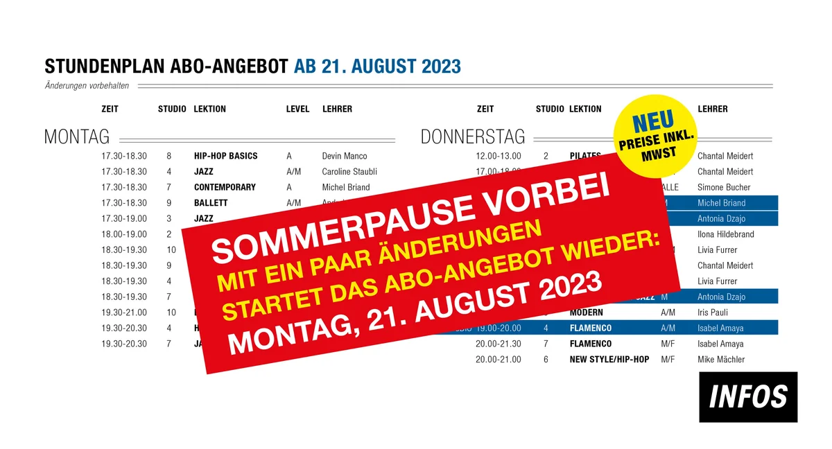 sommerpause over