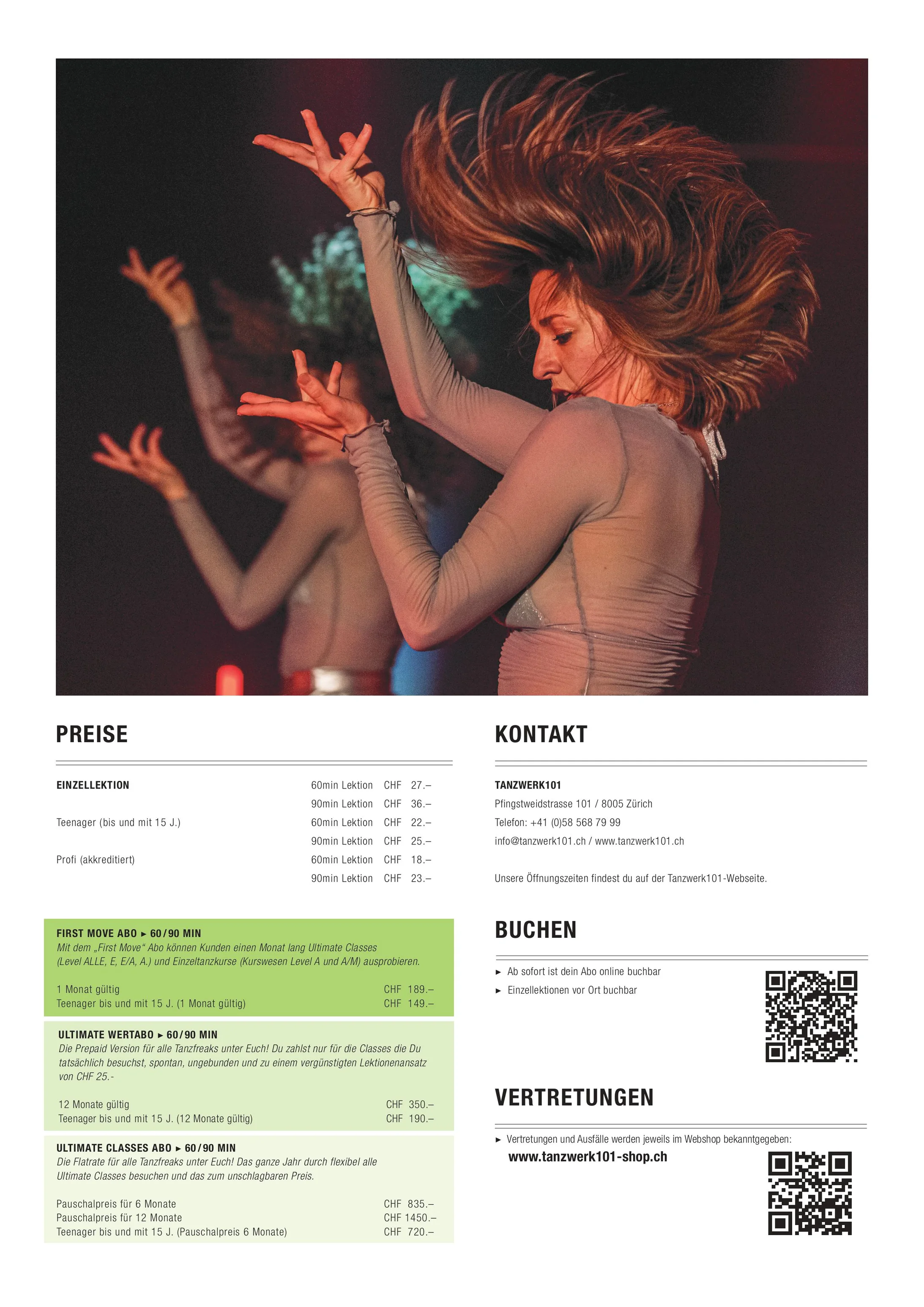 Stundenplan Ultimate Classes 
